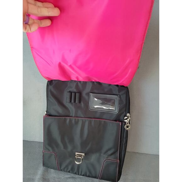 Targus Keira Laptop Backpack Crossbody Bag – Black/Pink – EUC – 14” Travel - Picture 4 of 8